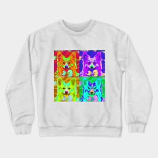 Welsh Corgi Pop Art Design Crewneck Sweatshirt